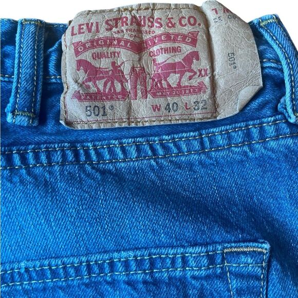 Levis Straight Leg Jeans Mens Size 40 - Picture 5 of 10
